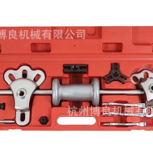 Juego de 17 piezas de uso general de código deslizante, juego de extractor de martillo deslizante, cubo de rueda, rodamiento, martillo deslizante, extractor, desmontador de eje trasero empotrado