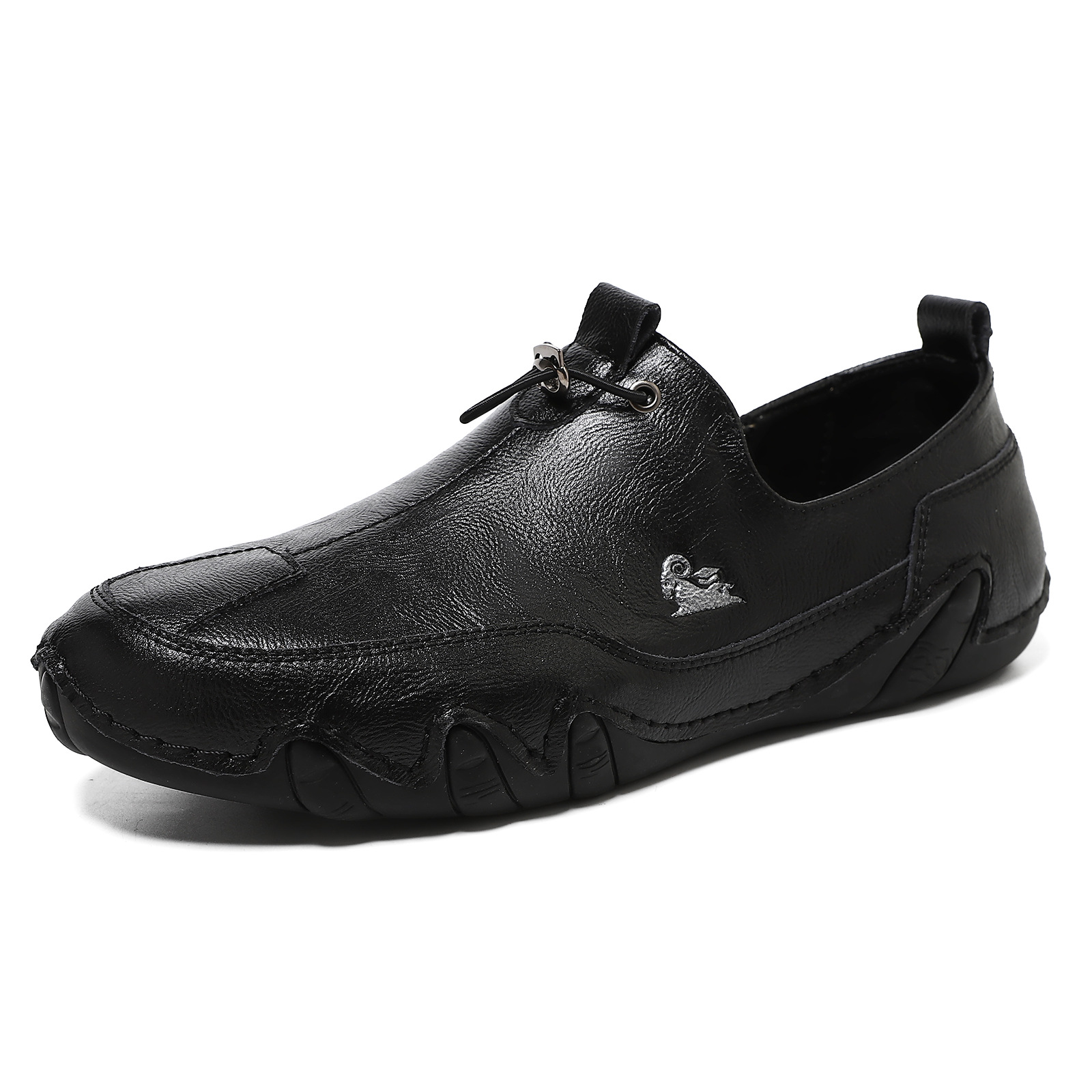 Octopus Plus-Size Men's Shoes Genuine Leather Men's Fashion Shoes Loafers Men's Slip-On Low-Top Casual Shoes_vogvips.com