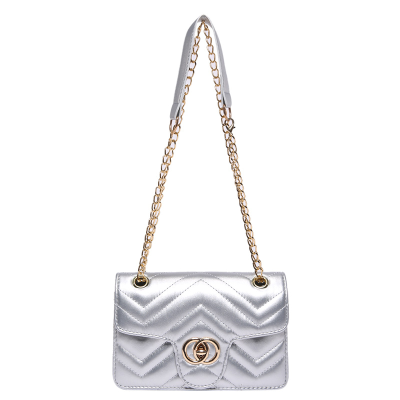 Bolsos de estilo extranjero para mujeres 2024 nuevo estilo bolso de cadena bordado bolso de estilo minimalista bolso de hombro bolso de moda