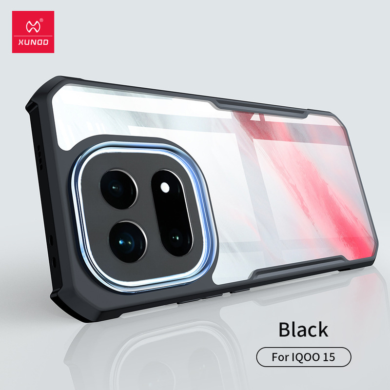 Xundi Iqoo15 Mobile Phone Case Cross-Border Hot Sale Suitable for Vivo Iqoo 15 Protective Cover Anti-Fall Shell Airbag