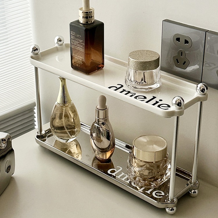 Bathroom Cosmetics Countertop Bathroom Supplies Toilet Desktop Washstand Storage Shelf Bathroom Storage Cup Holder