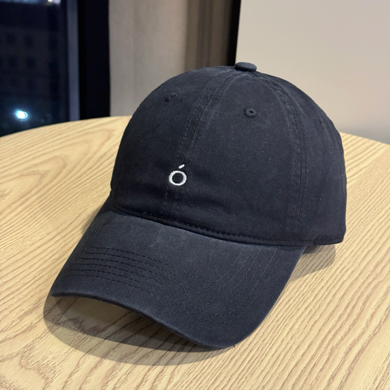 韩版简约刺绣显脸小鸭舌帽软顶宽檐百搭休闲棒球帽情侣款遮阳帽|undefined