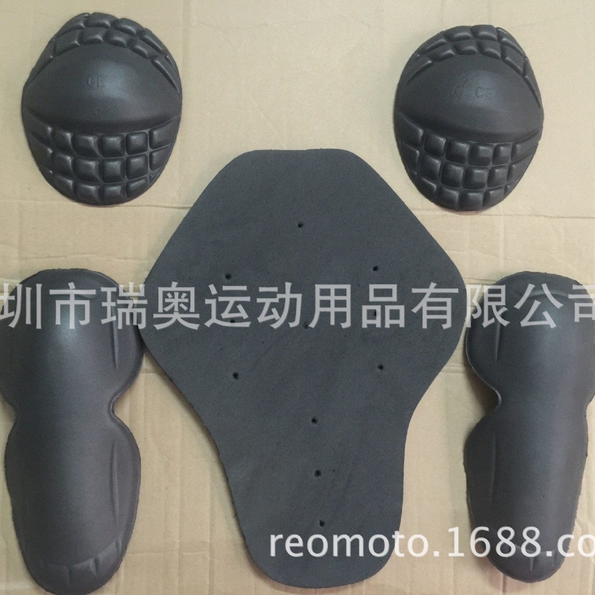 Oferta especial traje de carreras de motos de cinco piezas incorporado en el equipo de protección suave EVA universal hombrera codo/rodilla pad espalda