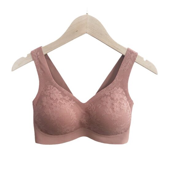 Shangpin seamless rimless one-piece bra lace vest sports underwear thin Cup SP988 invisible breasted