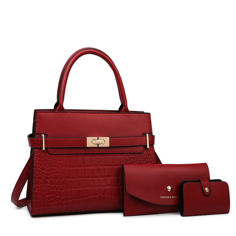 Handbags女性バッグ2023新石紋多点セット女性バッグシングル肩斜め手持ち子母バッグクロスボーダーバッグ|undefined