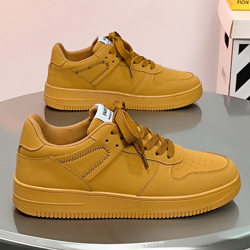 Men's Trendy Shoes 2026 All-Season Shoes Hong Kong Style Versatile Workwear Air Force One Casual Retro Trendy Student Sneakers