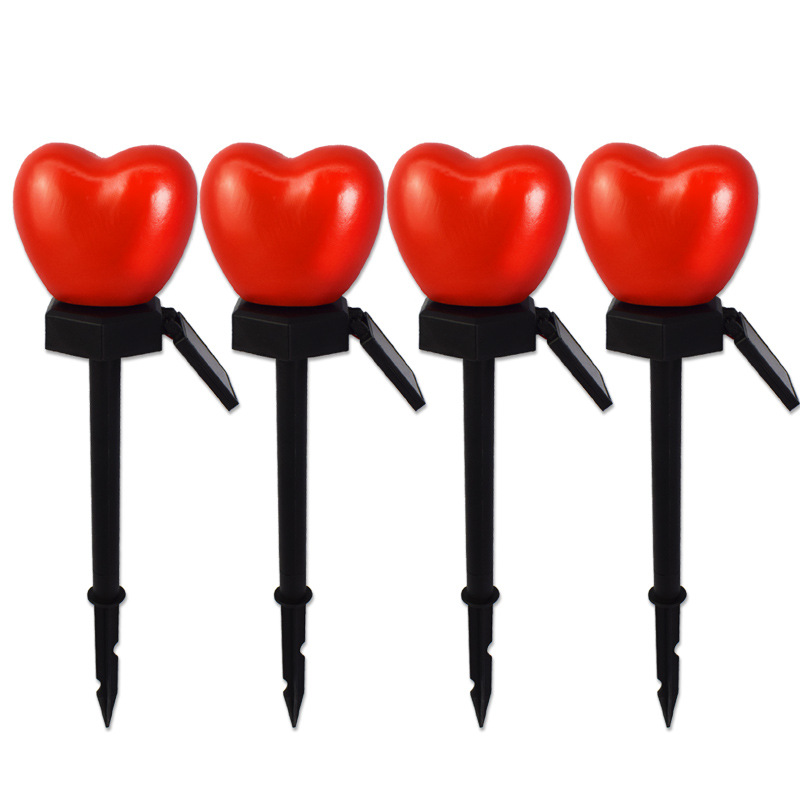 Día de San Valentín confesión atmósfera decoración al aire libre solar amor jardín lámpara Villa jardín impermeable césped paisaje lámpara