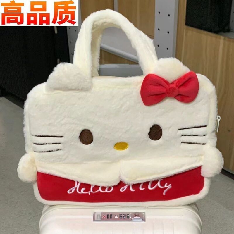 Sanrio's New Cute Student Large-Capacity Girly Kt Cat Laptop Bag Handbag Hello Kitty Bag Sanrio's New Cute Student Large-Capacity Girly Kt Cat Laptop Bag Handbag Hello Kitty Bag
