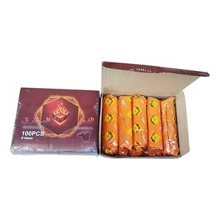 Manufacturer Round Charcoal Hookah Charcoal Bamboo Charcoal Flammable Charcoal Machine-Made Charcoal Incense Charcoal Arabian Hookah Charcoal 40mm