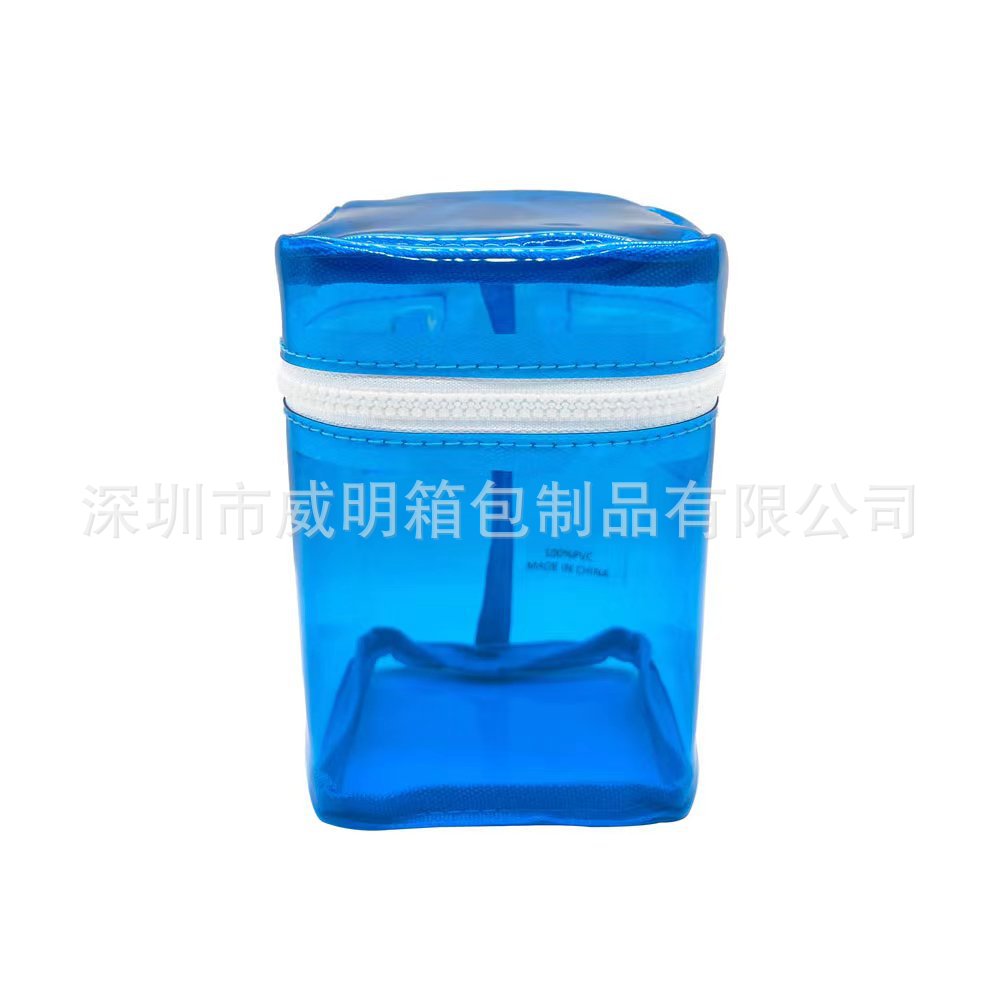 ����С���ữױ���ļ��๦��PVC��͸��PVC��ױ�� ��ӡLOGO