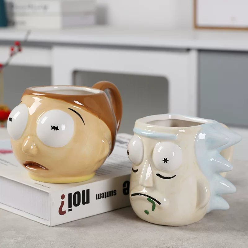 Кружка из керамики для детей Rick and Morty с трехмерной cartoon