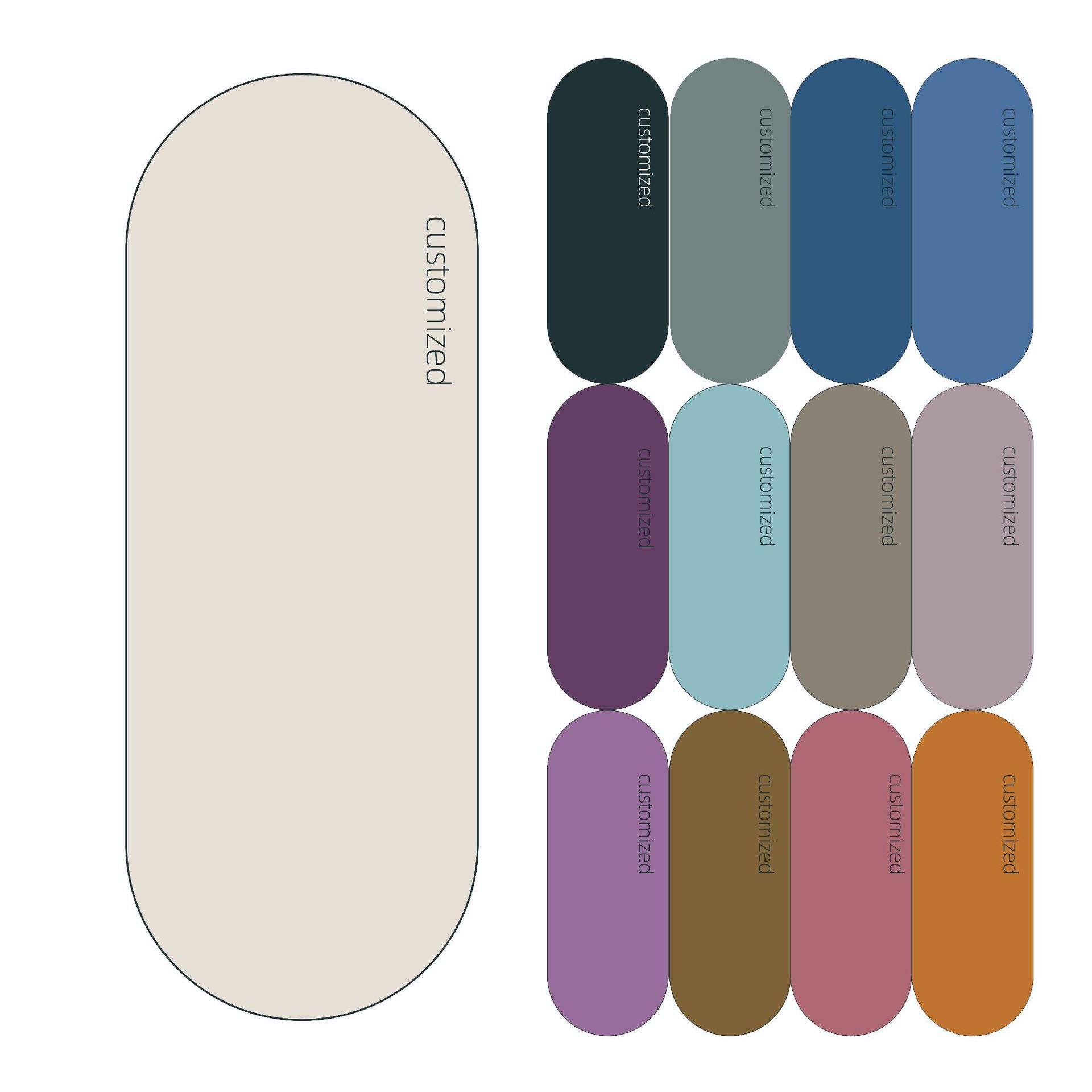 Manufacturer Pu Rubber Yoga Mat Oval Light Plate Posture Line Local Mat Yogamat Household Non-Slip Fitness Mat