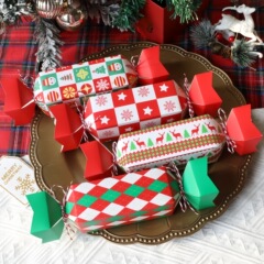 国境を越えた新しいクリスマスキャンディボックスクリエイティブサプライズ小さなギフトボックスチョコレートビスケットヌガーペストリー包装ボックス