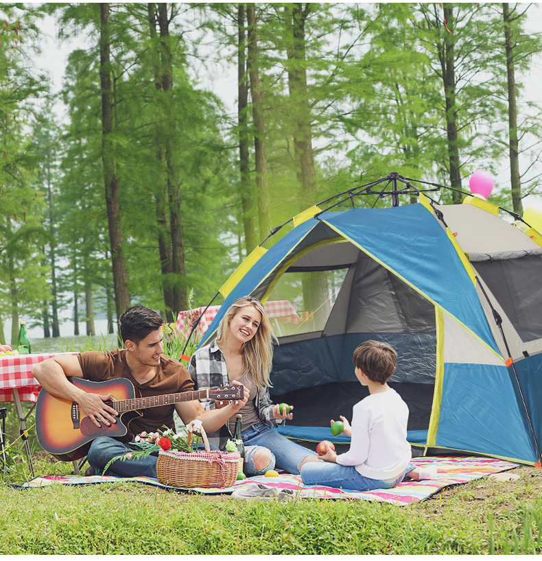 Clearance Explorer Tent Outdoor Fully Automatic Quick-Open Folding Windproof Portable Camping Gear Wholesale