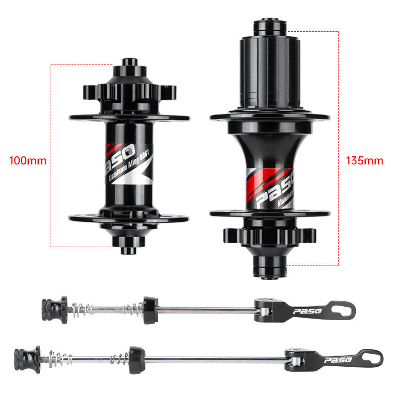 4 tambor de flor de bicicleta rodamiento de sellado de Peeling varilla de desmontaje rápido eje de barril de seis clavos pieza de eje 9 velocidad 13 velocidad accesorios de bicicleta
