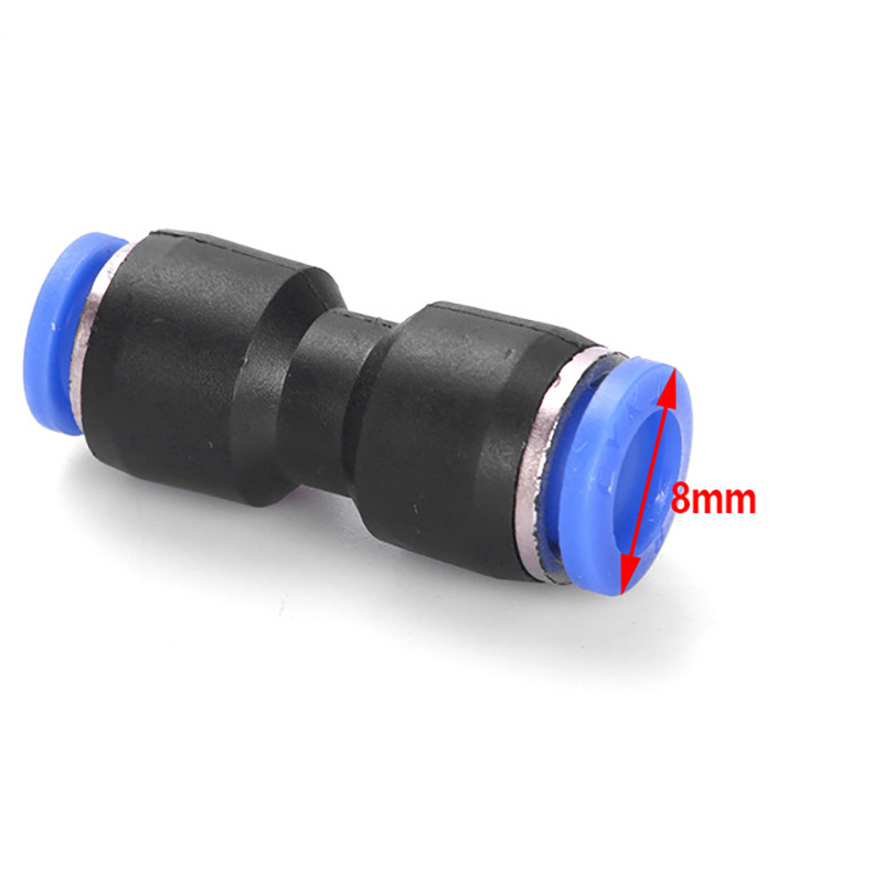 Accesorios de tubería de 8mm rociado cabezal de artefacto de riego de flores de pulverización de atomización conector de pulverización de tres vías de riego de pulverización de inserción rápida