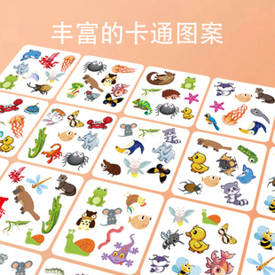 Customized Early Education Children's Picture Recognition English Learning Flash Card Enlightenment Picture Reading and Painting Card Puzzle Focus Training Book
