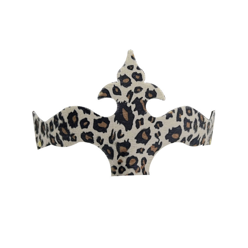 Ventas transfronterizas calientes gafas de leopardo media cara máscara de baile de leopardo gato orejas de cabello bandas de ojos decoración props de fiesta TK