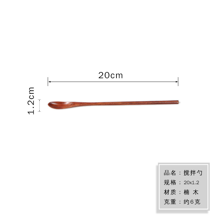 Cuchara de mango largo al por mayor de fábrica Cuchara de madera para comer Cuchara de cocina de madera para el hogar Cuchara de sopa Cuchara de arroz Cuchara de agitación