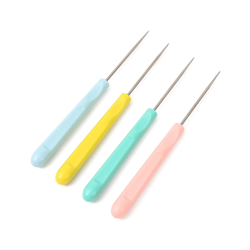 Цветные пластиковые ручки шило ручной ремонт обуви на подошве инструмента остроконечный шило кожа позиционирования отверстия