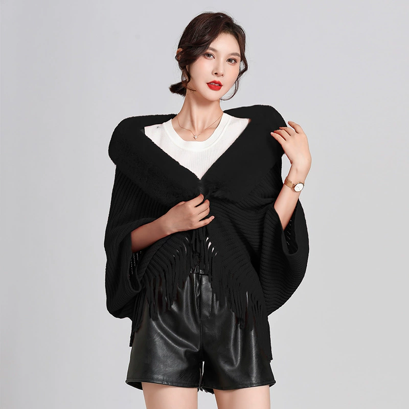 Autumn cardigan, cloak, 2022, oversize