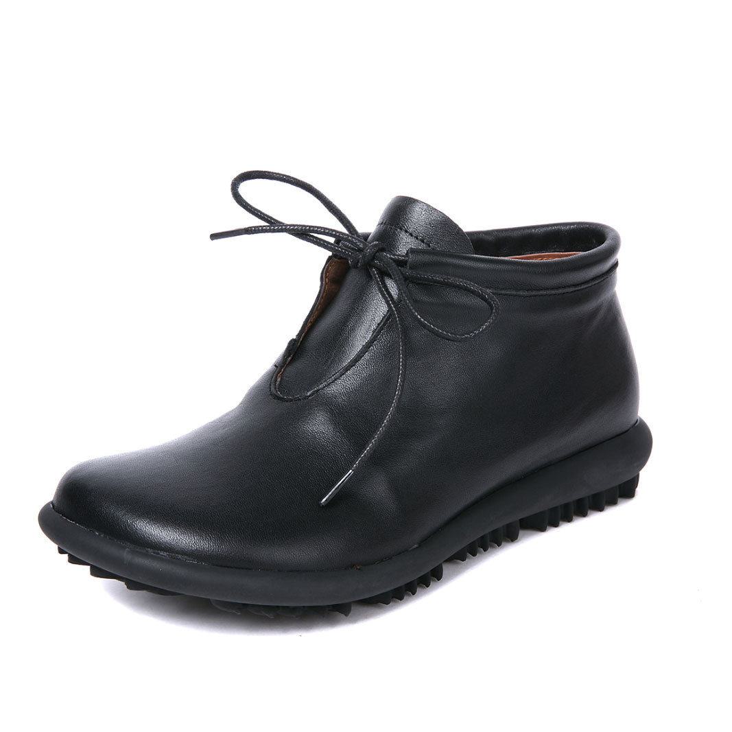 【特価クリアランス返品交換不可】39サイズ本革レディースブーツ139元秋冬レトロマーティンブーツショートブーツお買い得