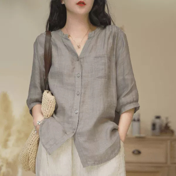 Gray [slightly fat style/leisure/sports/loose/matching/temperament/sweet/little fragrant style/inner bottoming shirt/Korean version/college style/Hong Kong style/fairy spirit