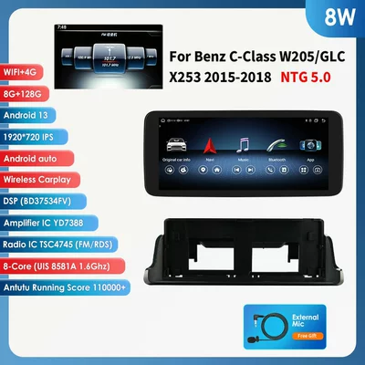 DVD Navigation Benz mercedes benz c - 50-host-8128g-1025inch-suitable-for-15-18-mercedes-benz-c-class-w205glc-x253