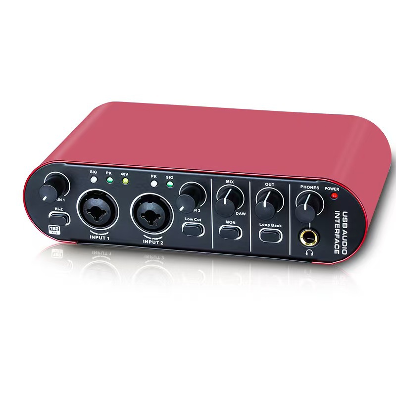 Transfronterizos dedicados a la computadora sin conducción móvil transmisión en vivo arreglos de música K grabación interna micrófono profesional tarjeta de sonido externa