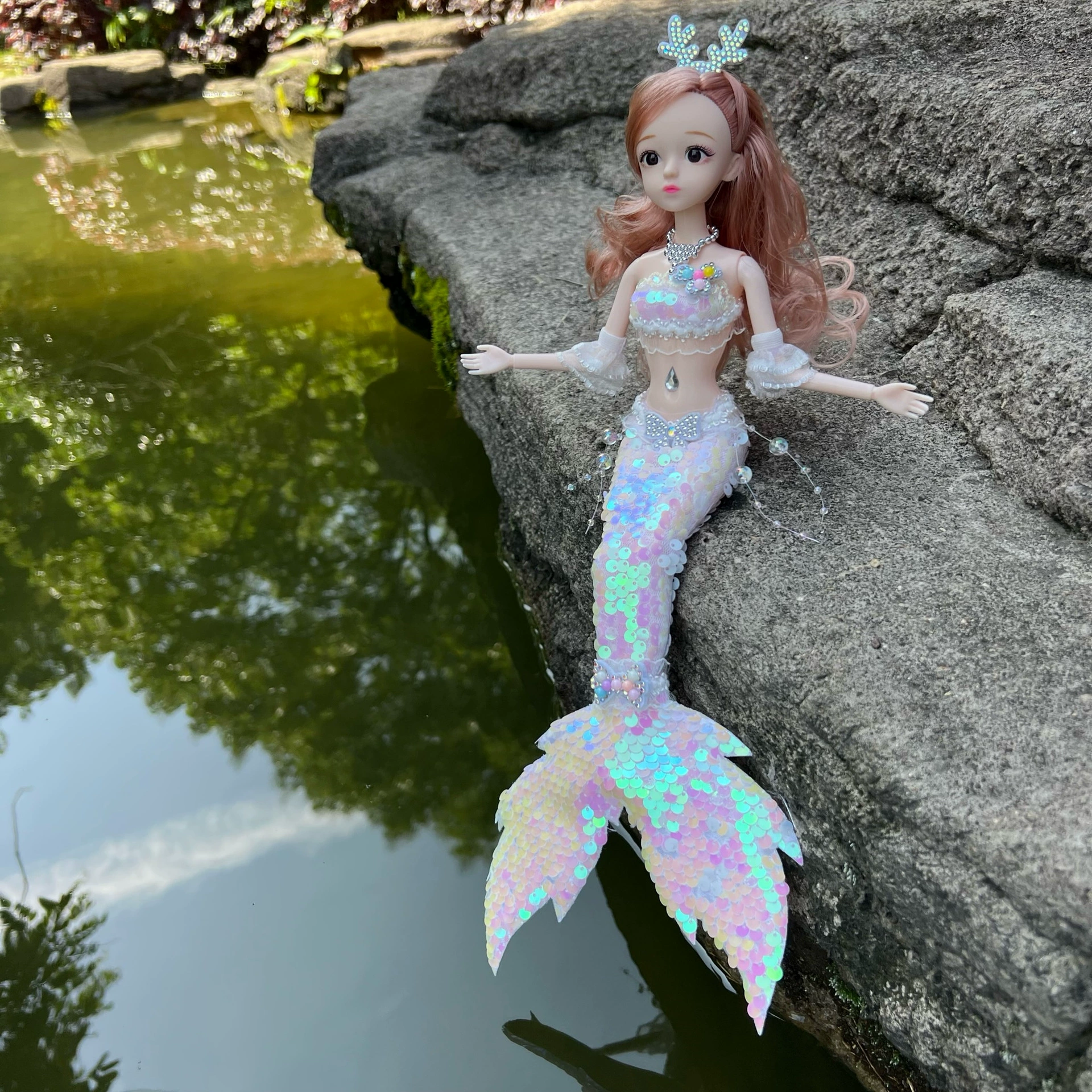 Doll, children's toy, 12 inch, mermaid, Birthday gift