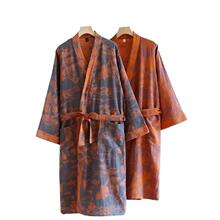 S 34347 National Style Cotton Gauze Robe ����˫��ɴ��ԡ��