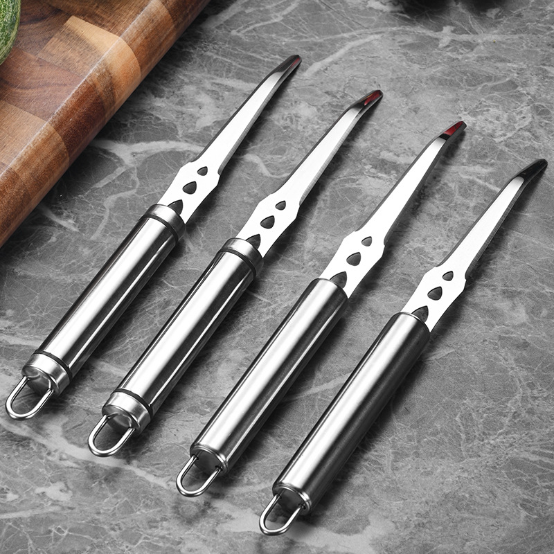 不锈钢挖橙器开橙器剥橙子皮橙子分离器脐橙器去皮挖果肉剥橙器