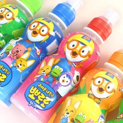 Korean Import Pororo Baby Drink Mixed Pack Internet Famous Juice Bubuloo Single Bottle 235ml 