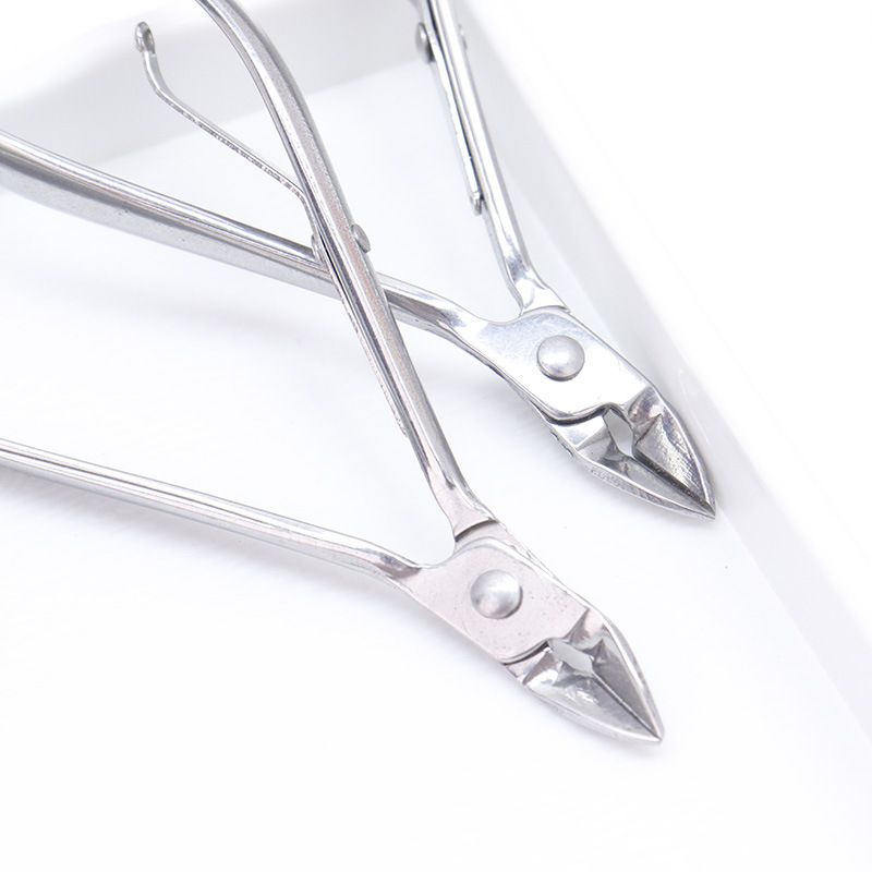 Acero inoxidable bolsas de abrazadera de trinchera de armadura para estudiantes para eliminar la piel muerta de uñas púbadas fábrica de abrazadera de piel muerta al por mayor