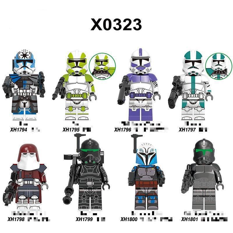 Foreign Trade Goods X0323 Building Block Assembly Toys Jesse Gray Legion Soldier Minifigure Bag
