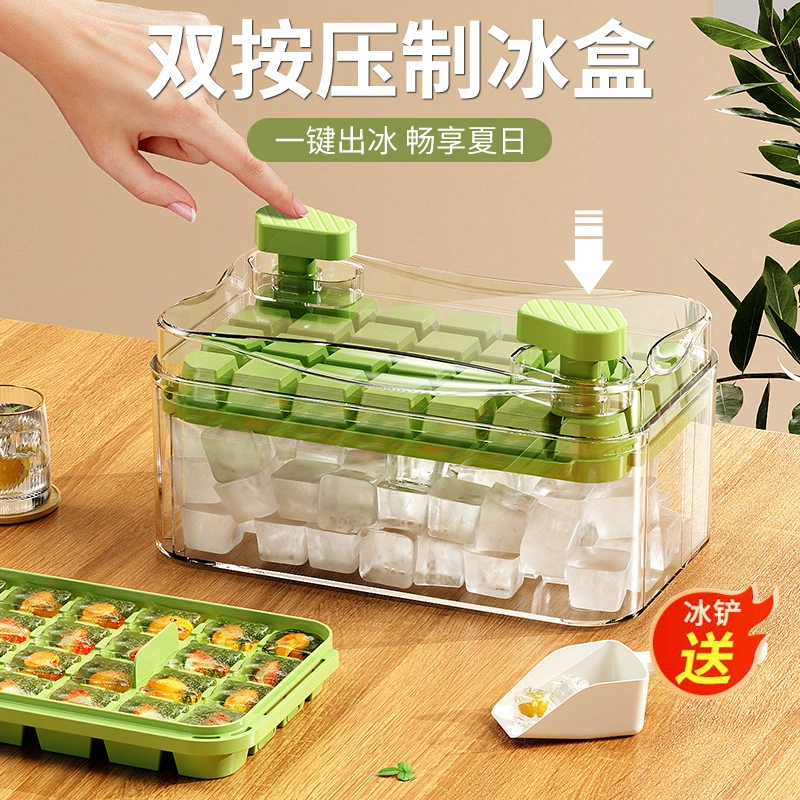 Форма для кубиков льда, пресс для льда, лоток для льда, бытовая пищевая коробка, модель заморозки, холодильник, хранение, артефакт для извлечения из формы