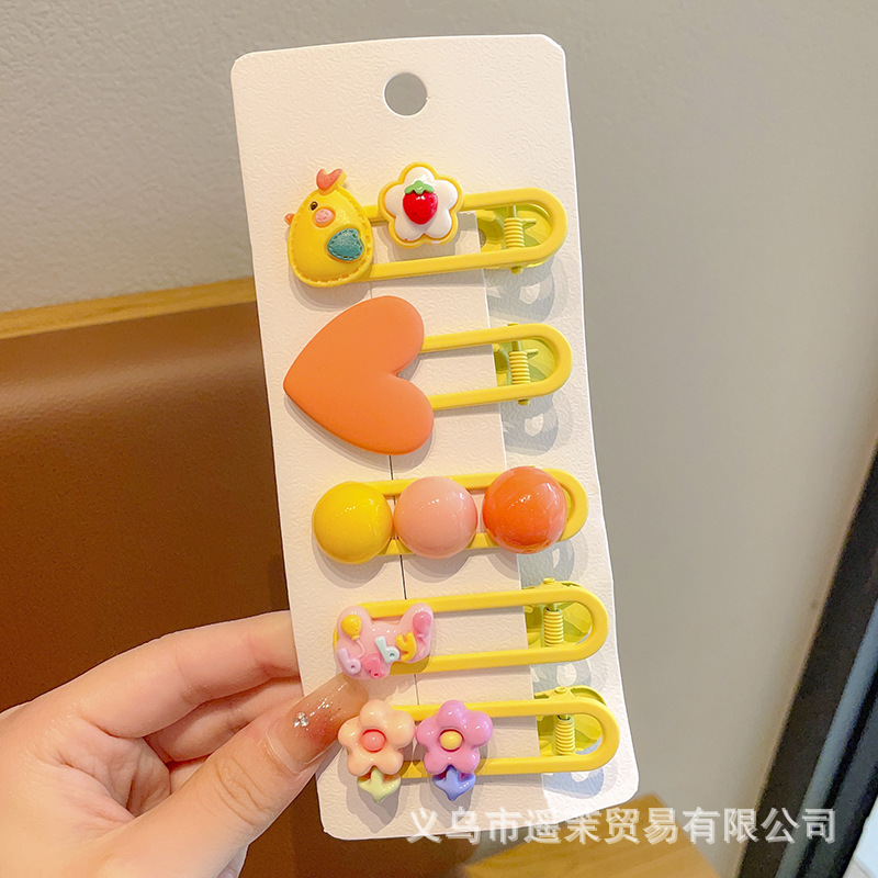 多巴胺儿童发夹女前额刘海夹鸭嘴夹头饰发卡碎发侧边卡子发饰夹子|undefined