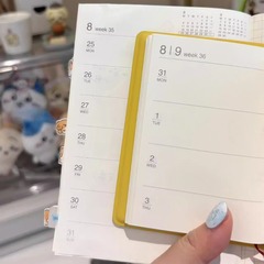 2026年新款a7月周计划本学生随身迷你日程打卡计划工作日志手帐本