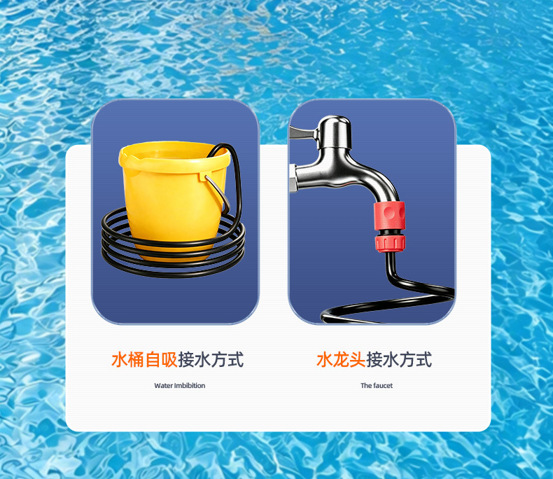 Car wash machine, car wash water pump, household 220V high-power car brush and floor cleaning water gun, commercial trolley-type high-pressure washer