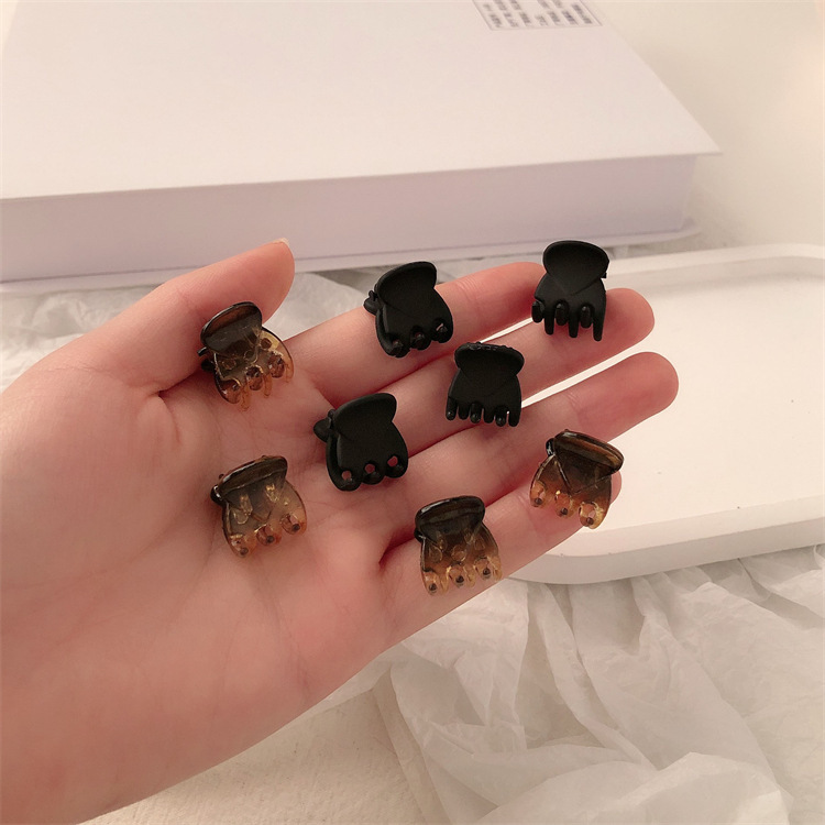 Mini Black Green Small Grabber Ins Exquisite Small Side Clip Hairpin Bangs Broken Hairpin Order Clip Women Fresh