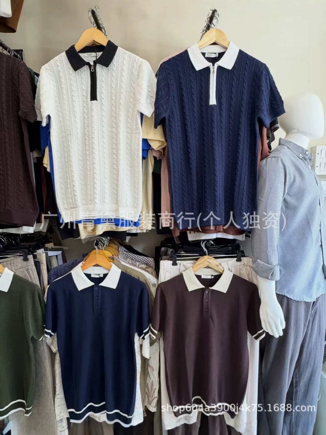 Men's polo shirt Men's polo shirt Men jacket short sleeve T-shir 3