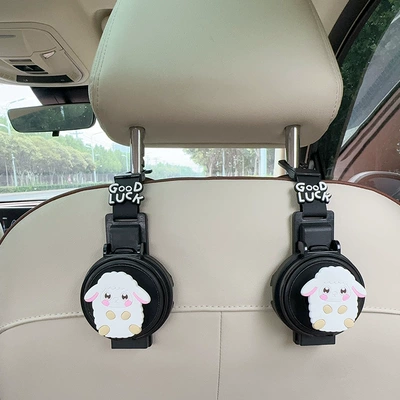 Holder Hook, Multifunctional 2-in-1 | Car cup holder/beverage holder - water-cup-holderhook-two-in-one-black-2-pieces