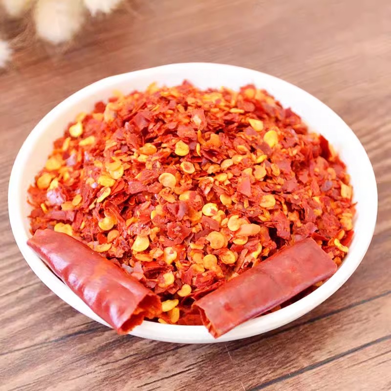 精选丘北干辣椒面中粗粉500g云南文山特产香辣生辣椒粉红油辣椒