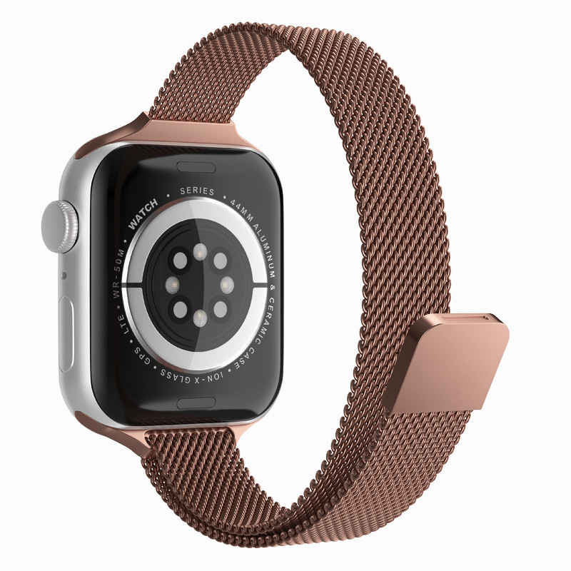2024 Suitable for iwatch Series Full Size Metal Strong Magnetic Strap with Multiple Color Accessories High-quality Business Strap  (Non Watch)_voghion.com
