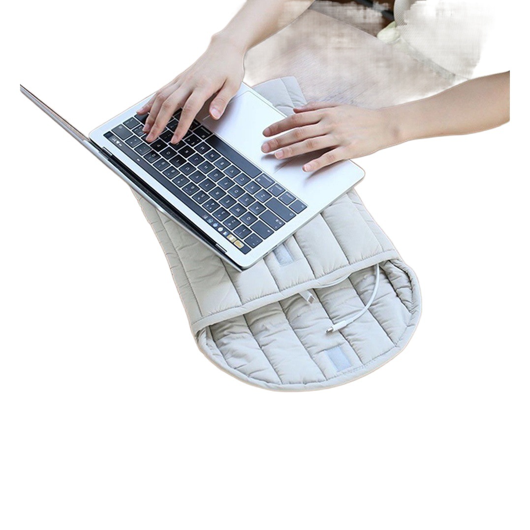 In stock ins popular niche cotton embroidered liner bag macbook lightweight liner ipad space cotton protective cover