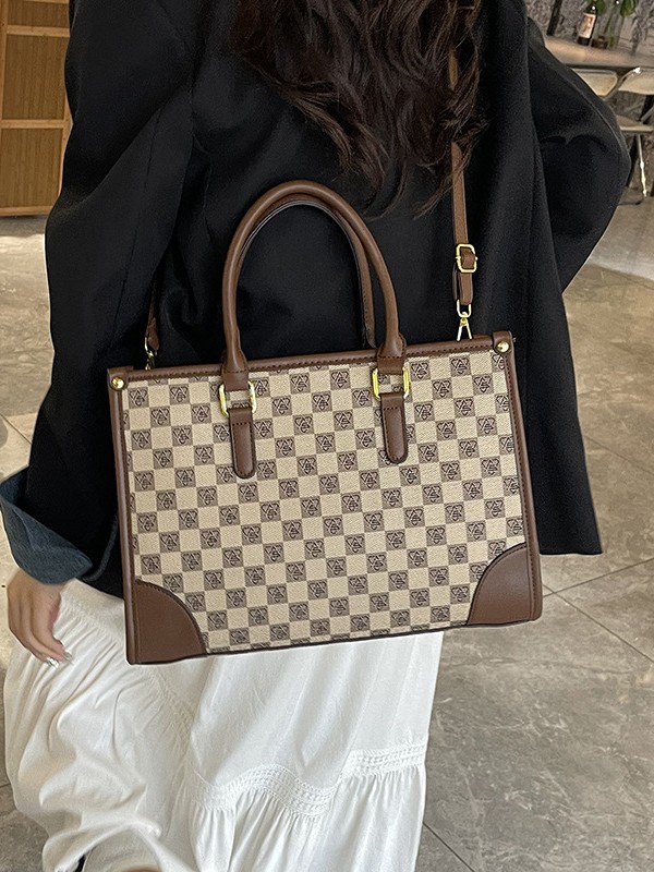 Bolso de mujer transfronterizo nuevo clásico de moda retro impresión bolso de mano de gran capacidad de viaje mochila de viaje
