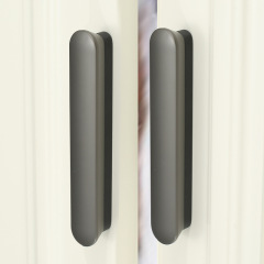 現代簡約衣櫃門拉手輕奢櫥櫃把手抽屜浴室柜子門把手手柄黑色極簡