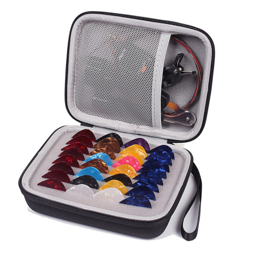 Wholesale boxed guitar pick bag EVA guitar pick box Boxed guitar accessories portable pick storage bag