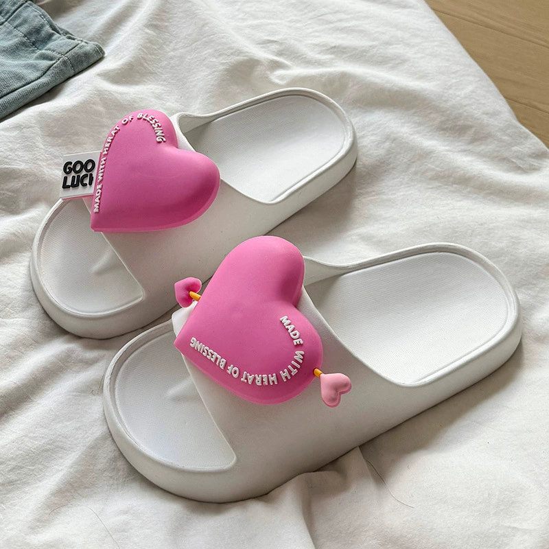 Женские тапочки Love, летняя верхняя одежда, женские тапочки, новые тапочки из ЭВА, домашние сандалии на мягкой подошве, мужские сандалии, женские сандалии