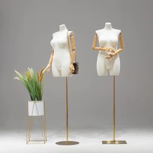 wow定制模特女半身大码胖版服装店橱窗展示架全身女装店模特道具